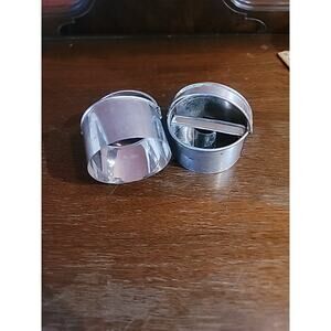 Tin Vintage Doughnut Biscuit Cutters 2.5 Inch Diameter Doughnut Hole .75 In